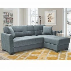 Ecksofa - anthrazit - Webstoff - mit Liegefunktion 11 Ecksofa - anthrazit - Webstoff - mit Liegefunktion -Wohnzimmer Verkäufe 1286001300 03 1600Wx1600H