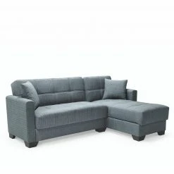 Ecksofa - anthrazit - Webstoff - mit Liegefunktion 17 Ecksofa - anthrazit - Webstoff - mit Liegefunktion -Wohnzimmer Verkäufe 1286001300 09 1600Wx1600H