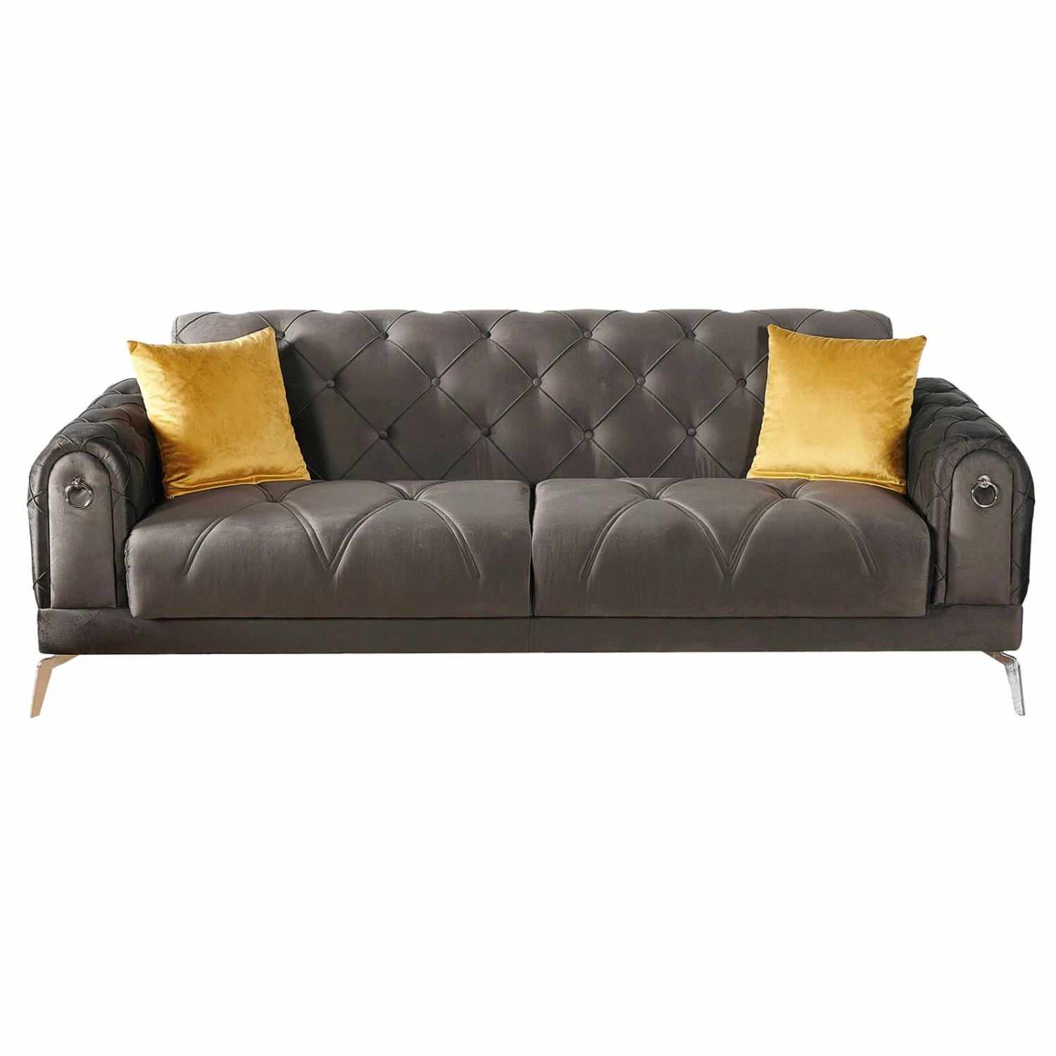 3-Sitzer-Sofa - anthrazit - Liegefunktion 1 3-Sitzer-Sofa - anthrazit - Liegefunktion