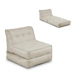 XL-Relaxsessel - creme - mit Liegefunktion