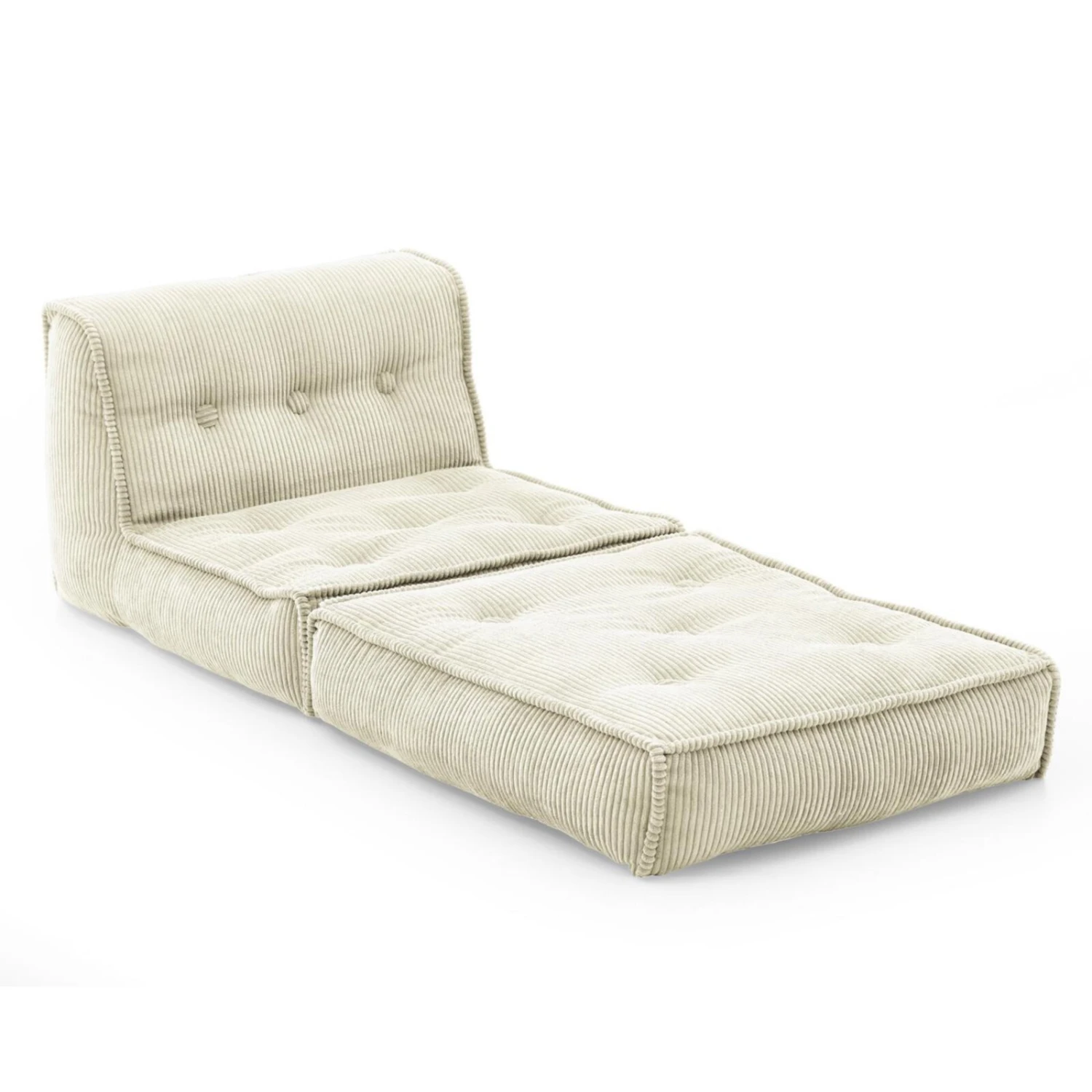 XL-Relaxsessel - creme - Kord - mit Liegefunktion 2 XL-Relaxsessel - creme - Kord - mit Liegefunktion – Bild 2