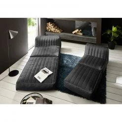 XL-Relaxsessel - anthrazit - Samtvelours - mit Liegefunktion -Wohnzimmer Verkäufe 1313000300 05 1600Wx1600H