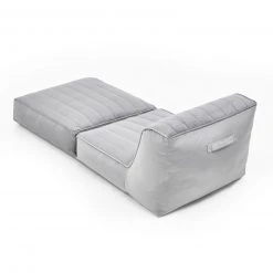 XL-Relaxsessel - hellgrau - Samtvelours - mit Liegefunktion -Wohnzimmer Verkäufe 1313000302 03 1600Wx1600H