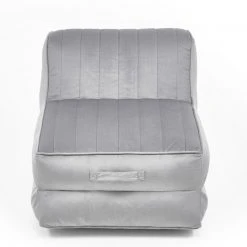 XL-Relaxsessel - hellgrau - Samtvelours - mit Liegefunktion -Wohnzimmer Verkäufe 1313000302 04 1600Wx1600H