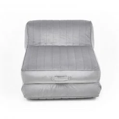 XXL-Relaxsessel - hellgrau - Samtvelours - mit Liegefunktion -Wohnzimmer Verkäufe 1313000402 04 1600Wx1600H