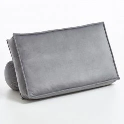 Relaxsessel - hellgrau - Samtvelours - mit Kissen -Wohnzimmer Verkäufe 1313000500 13 1600Wx1600H