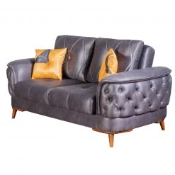 3-teilige Polstergarnitur - anthrazit - Liegefunktion -Wohnzimmer Verkäufe 1327000900 03 1600Wx1600H