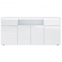 TV-Sideboard HILTON - weiß Hochglanz - 180 cm