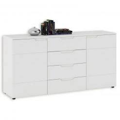 Sideboard HILTON - weiß Hochglanz - 160 cm breit 7 Sideboard HILTON - weiß Hochglanz - 160 cm breit -Wohnzimmer Verkäufe 1331000200 09 1600Wx1600H