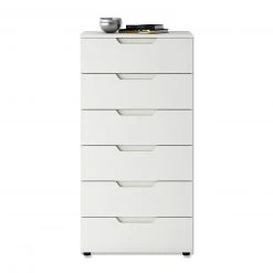 Kommode HILTON - weiß Hochglanz - 60x120 cm
