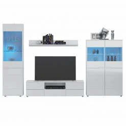 Lowboard HILTON - weiß Hochglanz - 160 cm breit 8 Lowboard HILTON - weiß Hochglanz - 160 cm breit -Wohnzimmer Verkäufe 1331000700 04 1600Wx1600H