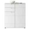 Kommode HILTON - weiß Hochglanz - 100 cm breit