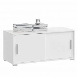 Kommode MOVER - weiß - 2 Schiebetüren - 100x46 cm 9 Kommode MOVER - weiß - 2 Schiebetüren - 100x46 cm -Wohnzimmer Verkäufe 1331001800 03 1600Wx1600H