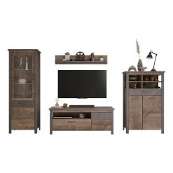 TV-Lowboard OLIVER - Tabak Eiche-Matera - 149 cm breit -Wohnzimmer Verkäufe 1331005100 03 1600Wx1600H