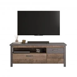 TV-Lowboard OLIVER - Tabak Eiche-Matera - 149 cm breit