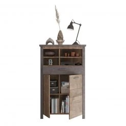 Highboard OLIVER - Tabak Eiche-Matera - 149 cm hoch -Wohnzimmer Verkäufe 1331005200 03 1600Wx1600H