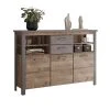 Highboard OLIVER - Tabak Eiche-Matera - 149 cm breit