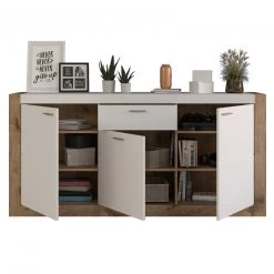 Sideboard PARMA - weiß - Viking Oak - 180 cm -Wohnzimmer Verkäufe 1331007900 03 1600Wx1600H