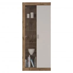 Vitrine PARMA - weiß - Viking Oak - 193 cm hoch -Wohnzimmer Verkäufe 1331008000 03 1600Wx1600H