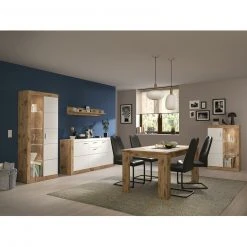 Vitrine PARMA - weiß - Viking Oak - 193 cm hoch -Wohnzimmer Verkäufe 1331008000 04 1600Wx1600H