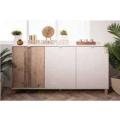 Kommode MENORCA - weiß-Old Style hell - 3 Türen - 160 cm -Wohnzimmer Verkäufe 1332000100 05 1600Wx1600H