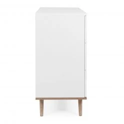 Kommode GÖTEBORG - weiß-Sonoma Eiche - 80 cm breit -Wohnzimmer Verkäufe 1332001300 04 1600Wx1600H