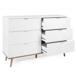 Sideboard GÖTEBORG - weiß-Sonoma Eiche - 120 cm breit 10 Sideboard GÖTEBORG - weiß-Sonoma Eiche - 120 cm breit -Wohnzimmer Verkäufe 1332001400 03 1600Wx1600H