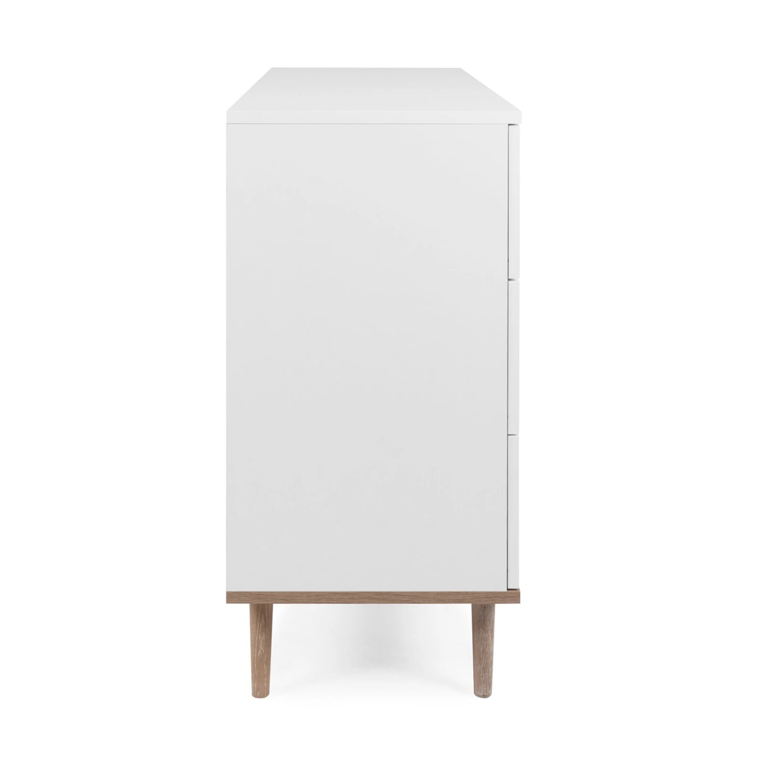 Sideboard GÖTEBORG - weiß-Sonoma Eiche - 120 cm breit 4 Sideboard GÖTEBORG - weiß-Sonoma Eiche - 120 cm breit – Bild 4