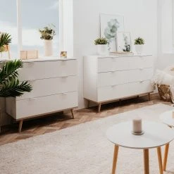 Sideboard GÖTEBORG - weiß-Sonoma Eiche - 120 cm breit 15 Sideboard GÖTEBORG - weiß-Sonoma Eiche - 120 cm breit -Wohnzimmer Verkäufe 1332001400 08 1600Wx1600H