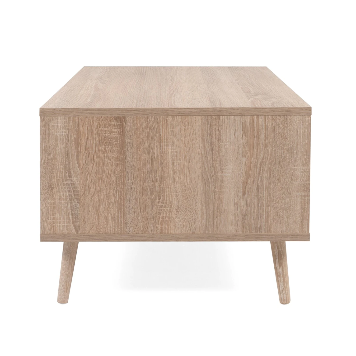 Couchtisch BALI - Sonoma Eiche - Rafia Geflecht - 100 cm breit 5 Couchtisch BALI - Sonoma Eiche - Rafia Geflecht - 100 cm breit – Bild 5