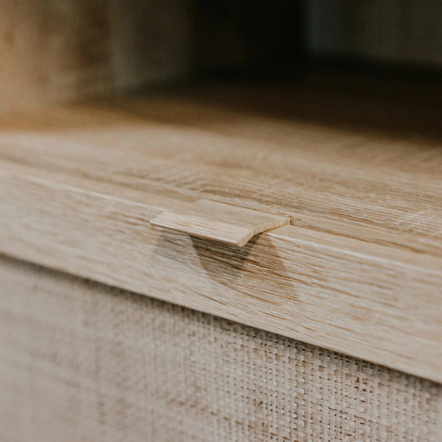 Couchtisch BALI - Sonoma Eiche - Rafia Geflecht - 100 cm breit 8 Couchtisch BALI - Sonoma Eiche - Rafia Geflecht - 100 cm breit – Bild 8