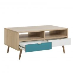 Couchtisch CUBA - Sonoma Eiche - tricolor - 100 cm breit -Wohnzimmer Verkäufe 1332001700 03 1600Wx1600H