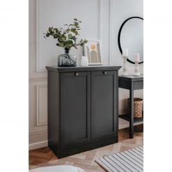 Kommode VERA - anthrazit - 80 cm breit -Wohnzimmer Verkäufe 1332002100 04 1600Wx1600H