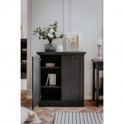 Kommode VERA - anthrazit - 80 cm breit -Wohnzimmer Verkäufe 1332002100 05 1600Wx1600H