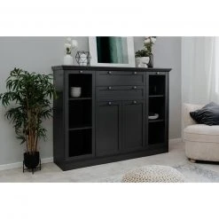 Highboard VERA - anthrazit - 160 cm breit -Wohnzimmer Verkäufe 1332002400 06 1600Wx1600H
