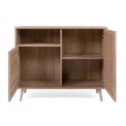 Kommode BALI - Sonoma Eiche-Rafia geflecht - 101 cm breit -Wohnzimmer Verkäufe 1332002500 03 1600Wx1600H
