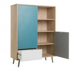 Highboard CUBA - Sonoma Eiche - tricolor - 103 cm breit -Wohnzimmer Verkäufe 1332003800 03 1600Wx1600H
