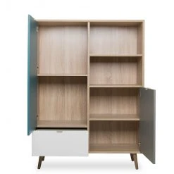 Highboard CUBA - Sonoma Eiche - tricolor - 103 cm breit -Wohnzimmer Verkäufe 1332003800 04 1600Wx1600H