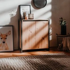 Kommode DENVER - Artisan Eiche-anthrazit - 80 cm -Wohnzimmer Verkäufe 1332005900 03 1600Wx1600H