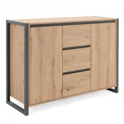 Kommode DENVER - Artisan Eiche-anthrazit - 120 cm 19 Kommode DENVER - Artisan Eiche-anthrazit - 120 cm -Wohnzimmer Verkäufe 1332006000 08 1600Wx1600H