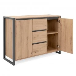 Kommode DENVER - Artisan Eiche-anthrazit - 120 cm 20 Kommode DENVER - Artisan Eiche-anthrazit - 120 cm -Wohnzimmer Verkäufe 1332006000 09 1600Wx1600H