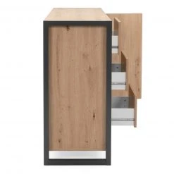 Kommode DENVER - Artisan Eiche-anthrazit - 120 cm 23 Kommode DENVER - Artisan Eiche-anthrazit - 120 cm -Wohnzimmer Verkäufe 1332006000 12 1600Wx1600H