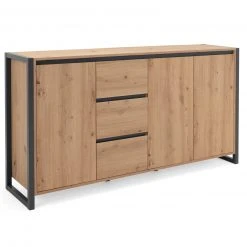 Kommode DENVER - Artisan Eiche-anthrazit - 160 cm -Wohnzimmer Verkäufe 1332006100 08 1600Wx1600H