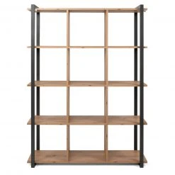 Standregal DENVER - Artisan Eiche-anthrazit - 145 cm -Wohnzimmer Verkäufe 1332006300 02 1600Wx1600H