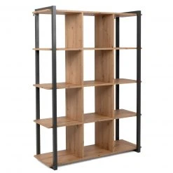 Standregal DENVER - Artisan Eiche-anthrazit - 145 cm -Wohnzimmer Verkäufe 1332006300 03 1600Wx1600H
