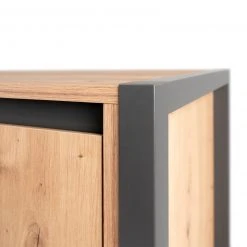 Highboard DENVER - Artisan Eiche-anthrazit - 139 cm -Wohnzimmer Verkäufe 1332006500 09 1600Wx1600H