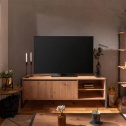 Lowboard DENVER - Artisan Eiche-anthrazit - 160 cm 19 Lowboard DENVER - Artisan Eiche-anthrazit - 160 cm -Wohnzimmer Verkäufe 1332006600 09 1600Wx1600H