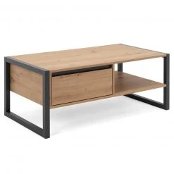 Couchtisch DENVER - Artisan Eiche-anthrazit - 100 cm -Wohnzimmer Verkäufe 1332006700 04 1600Wx1600H