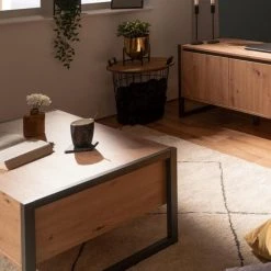 Couchtisch DENVER - Artisan Eiche-anthrazit - 100 cm -Wohnzimmer Verkäufe 1332006700 10 1600Wx1600H