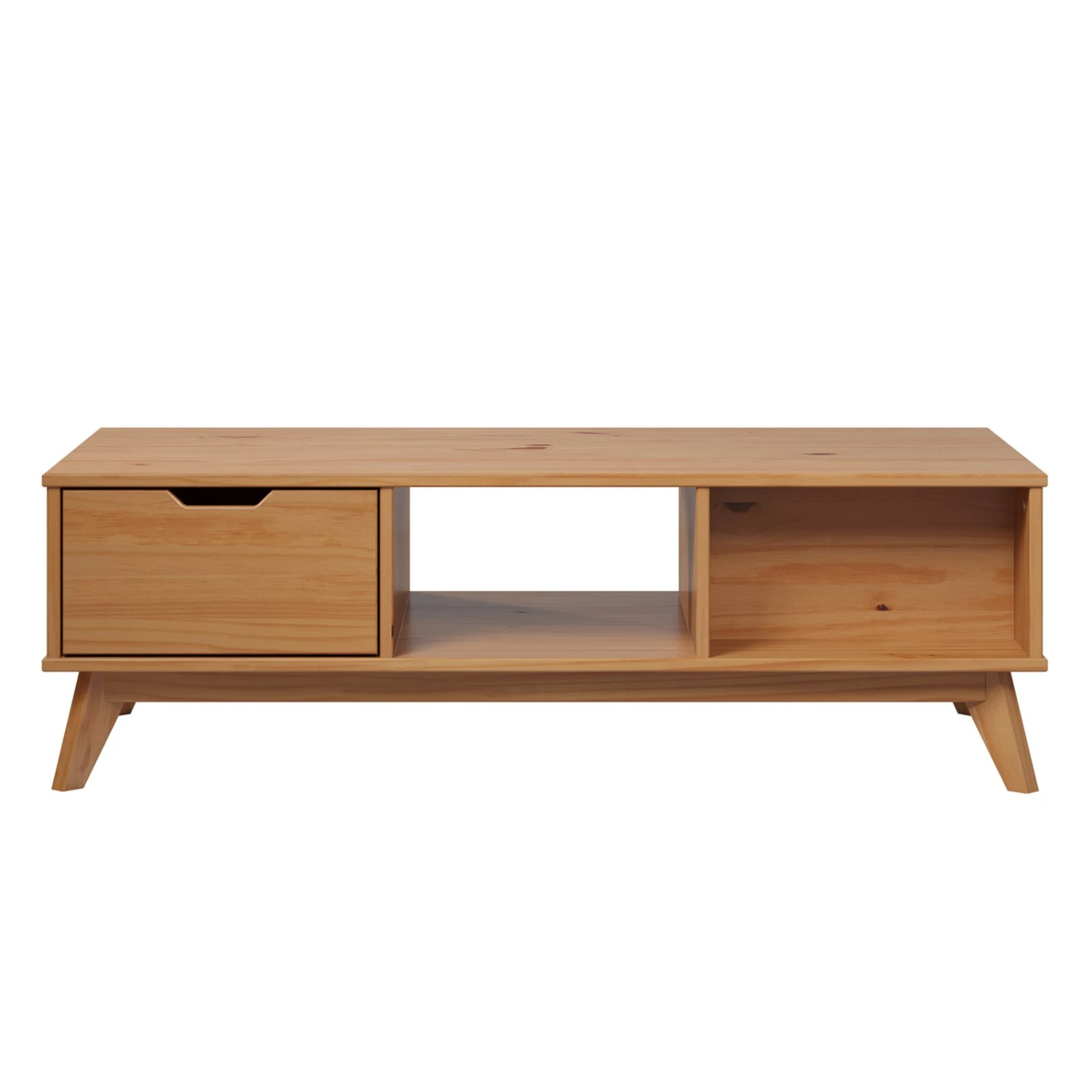 Couchtisch - honigfarben - Kiefer massiv - 120 cm breit 3 Couchtisch - honigfarben - Kiefer massiv - 120 cm breit – Bild 3